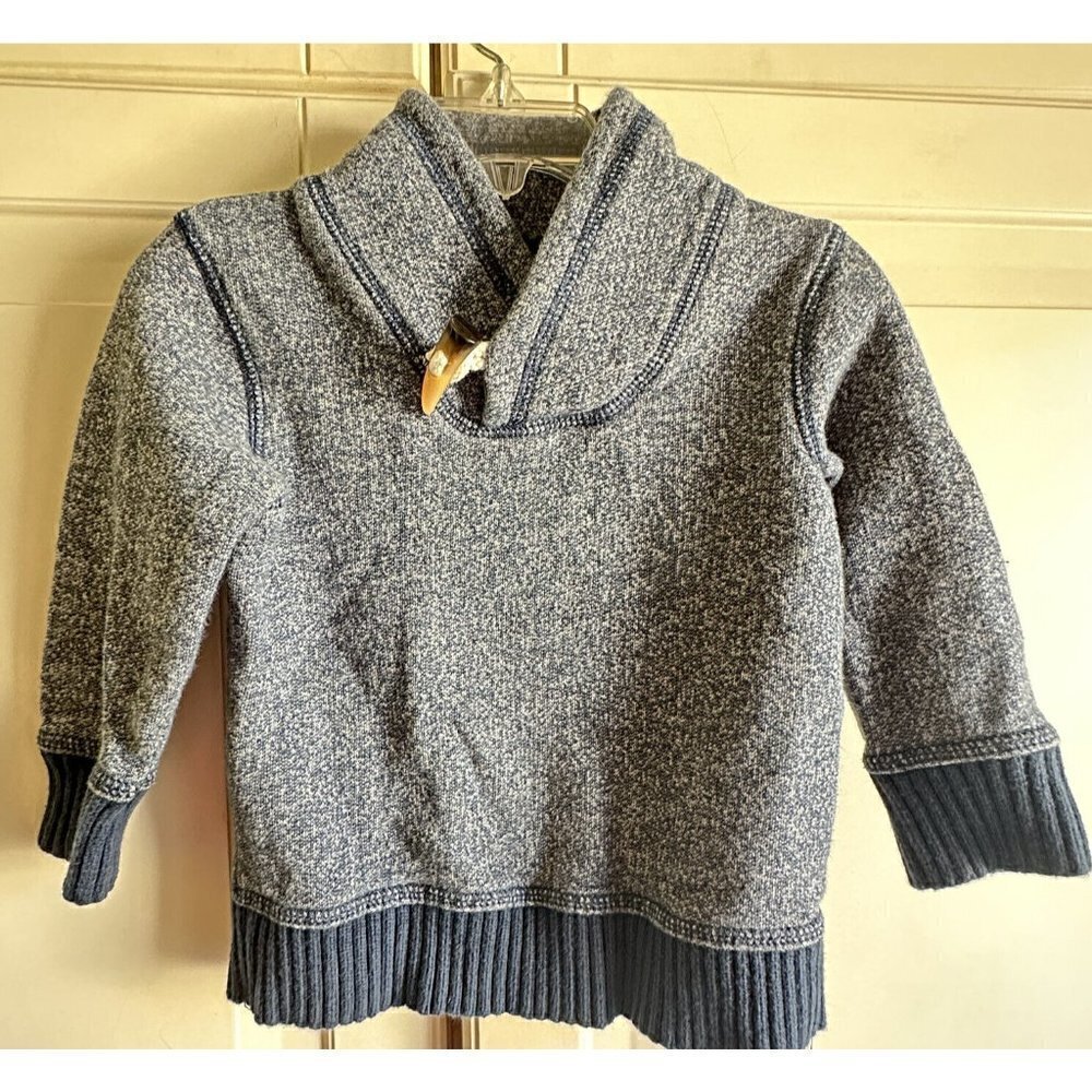 Oshkosh Genuine Boy's 18 Month Long Sleeve Blue Gray‎ Sweatshirt Pullover